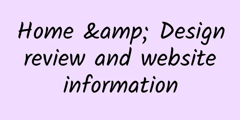 Home & Design review and website information