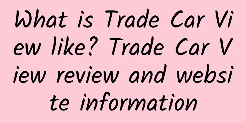 What is Trade Car View like? Trade Car View review and website information