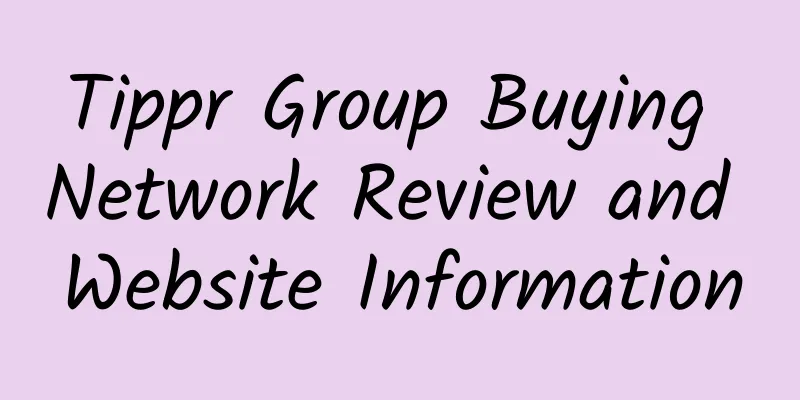 Tippr Group Buying Network Review and Website Information