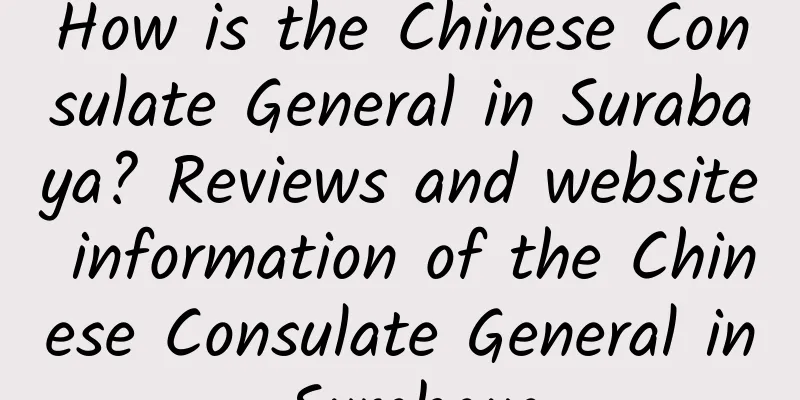How is the Chinese Consulate General in Surabaya? Reviews and website information of the Chinese Consulate General in Surabaya