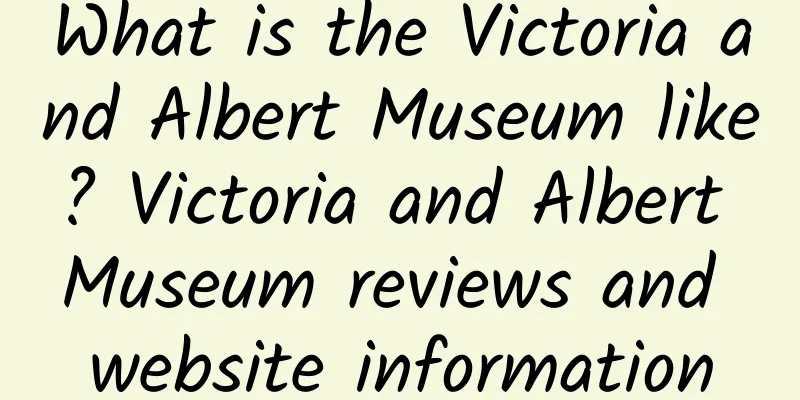 What is the Victoria and Albert Museum like? Victoria and Albert Museum reviews and website information