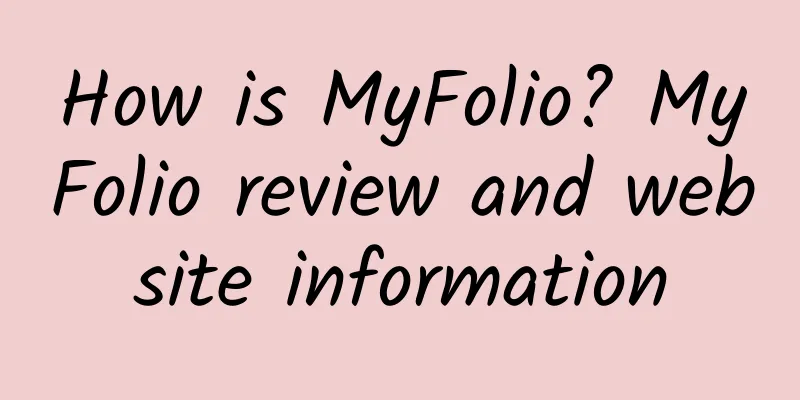 How is MyFolio? MyFolio review and website information