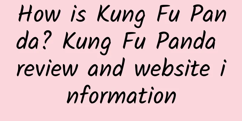 How is Kung Fu Panda? Kung Fu Panda review and website information