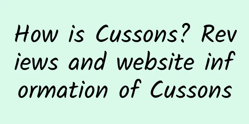 How is Cussons? Reviews and website information of Cussons