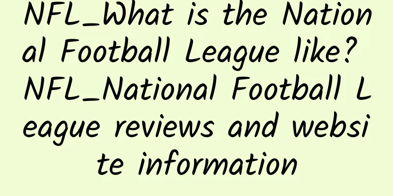 NFL_What is the National Football League like? NFL_National Football League reviews and website information