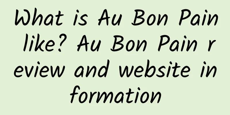 What is Au Bon Pain like? Au Bon Pain review and website information