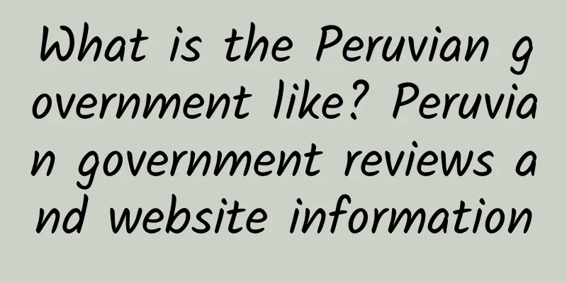What is the Peruvian government like? Peruvian government reviews and website information