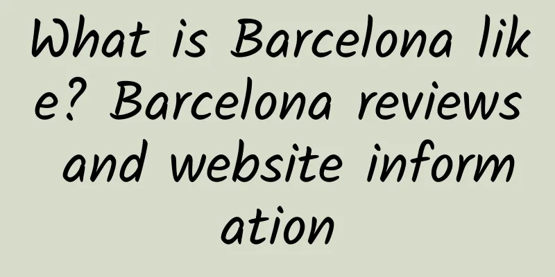 What is Barcelona like? Barcelona reviews and website information