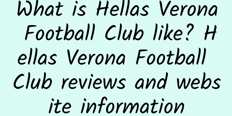What is Hellas Verona Football Club like? Hellas Verona Football Club reviews and website information