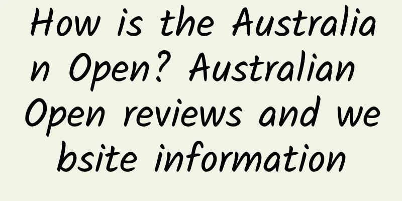 How is the Australian Open? Australian Open reviews and website information