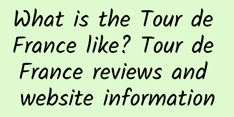 What is the Tour de France like? Tour de France reviews and website information