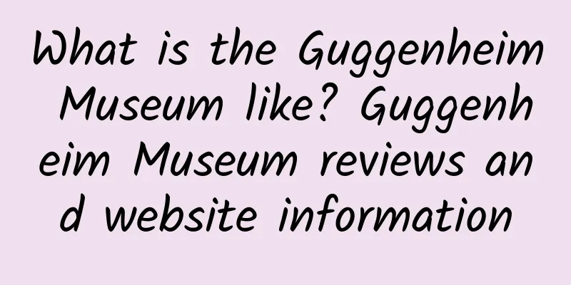 What is the Guggenheim Museum like? Guggenheim Museum reviews and website information