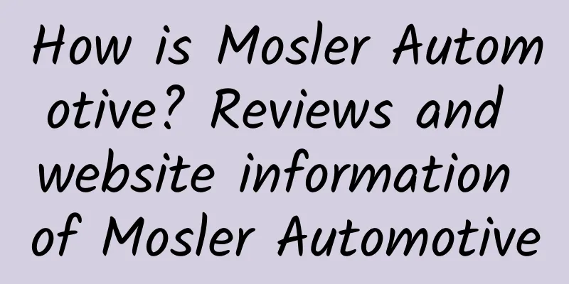 How is Mosler Automotive? Reviews and website information of Mosler Automotive