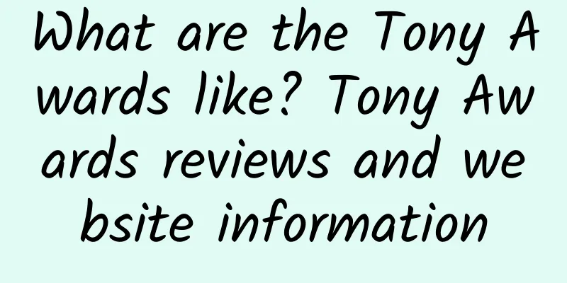 What are the Tony Awards like? Tony Awards reviews and website information