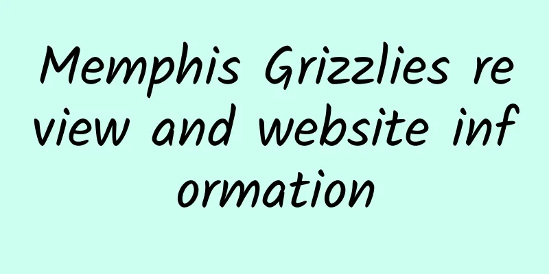 Memphis Grizzlies review and website information