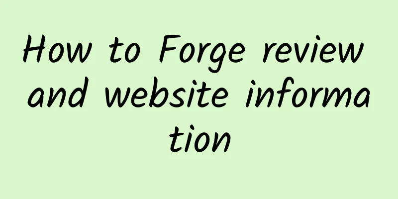 How to Forge review and website information