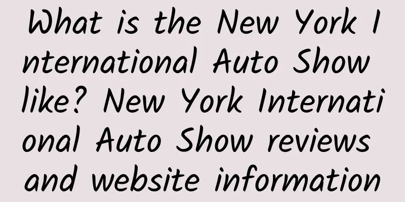 What is the New York International Auto Show like? New York International Auto Show reviews and website information