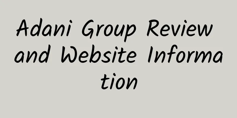 Adani Group Review and Website Information