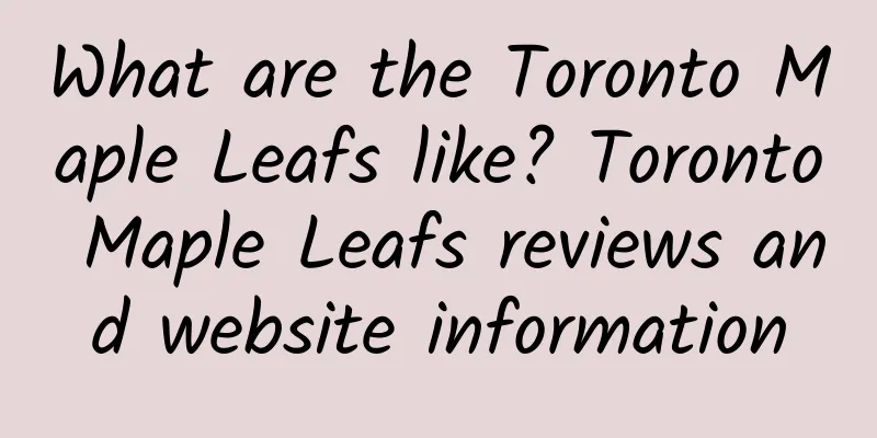 What are the Toronto Maple Leafs like? Toronto Maple Leafs reviews and website information
