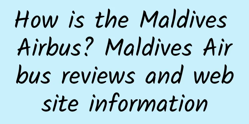 How is the Maldives Airbus? Maldives Airbus reviews and website information