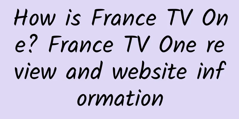 How is France TV One? France TV One review and website information