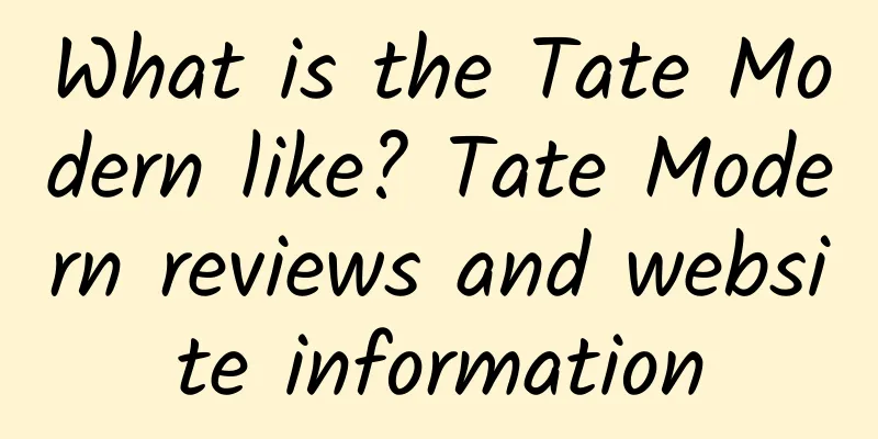 What is the Tate Modern like? Tate Modern reviews and website information