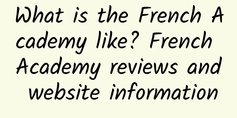 What is the French Academy like? French Academy reviews and website information