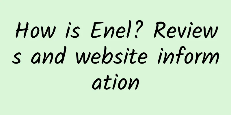 How is Enel? Reviews and website information