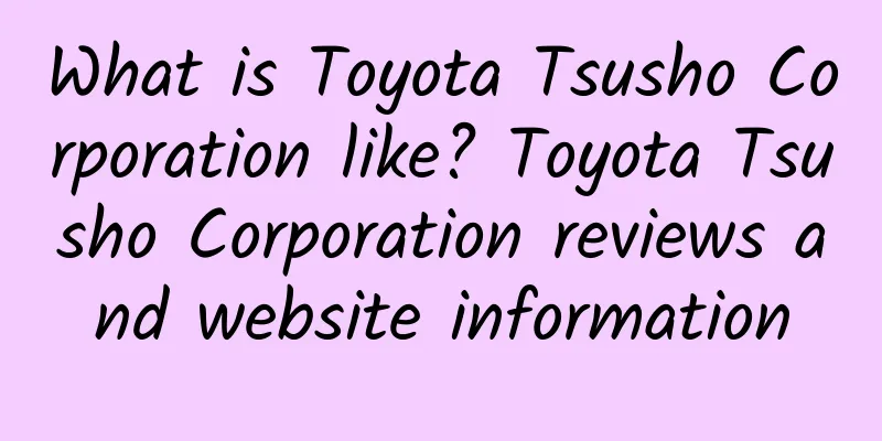 What is Toyota Tsusho Corporation like? Toyota Tsusho Corporation reviews and website information