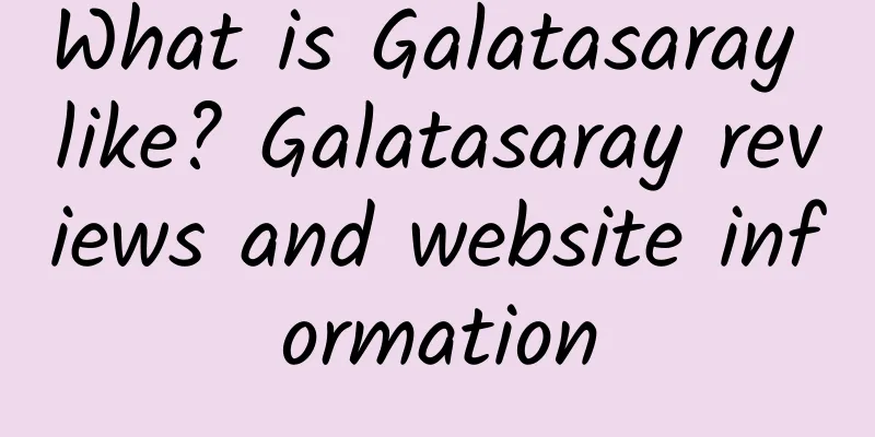 What is Galatasaray like? Galatasaray reviews and website information