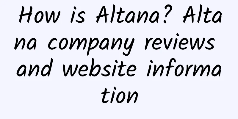 How is Altana? Altana company reviews and website information