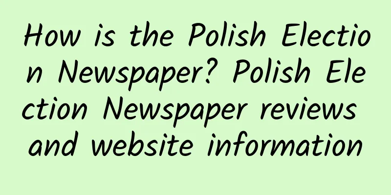 How is the Polish Election Newspaper? Polish Election Newspaper reviews and website information