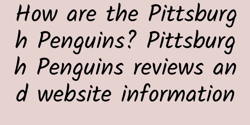 How are the Pittsburgh Penguins? Pittsburgh Penguins reviews and website information
