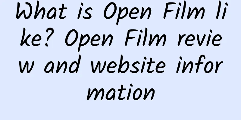 What is Open Film like? Open Film review and website information