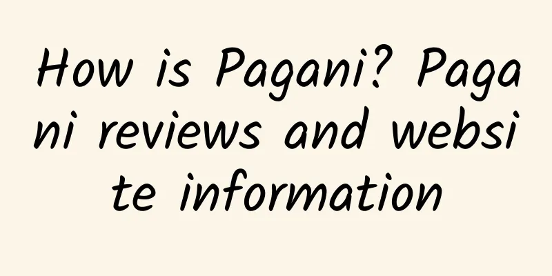 How is Pagani? Pagani reviews and website information