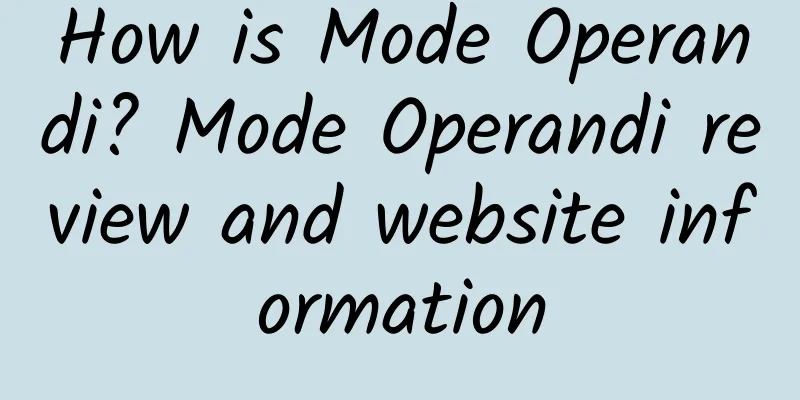 How is Mode Operandi? Mode Operandi review and website information