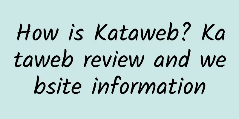 How is Kataweb? Kataweb review and website information