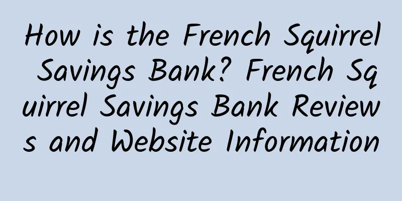 How is the French Squirrel Savings Bank? French Squirrel Savings Bank Reviews and Website Information