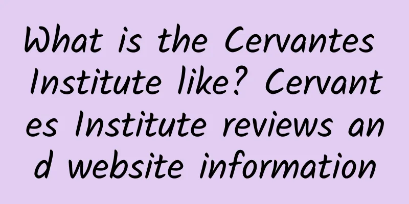 What is the Cervantes Institute like? Cervantes Institute reviews and website information