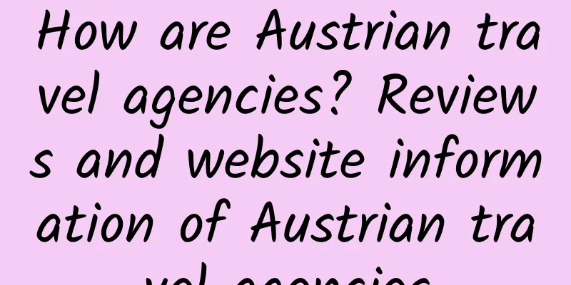 How are Austrian travel agencies? Reviews and website information of Austrian travel agencies