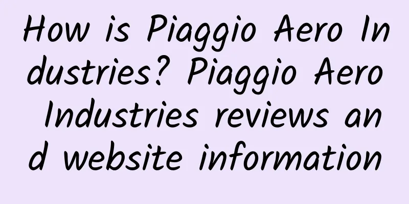How is Piaggio Aero Industries? Piaggio Aero Industries reviews and website information