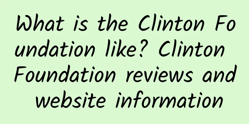 What is the Clinton Foundation like? Clinton Foundation reviews and website information
