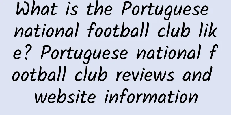 What is the Portuguese national football club like? Portuguese national football club reviews and website information