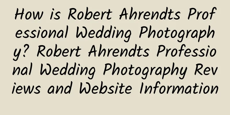 How is Robert Ahrendts Professional Wedding Photography? Robert Ahrendts Professional Wedding Photography Reviews and Website Information