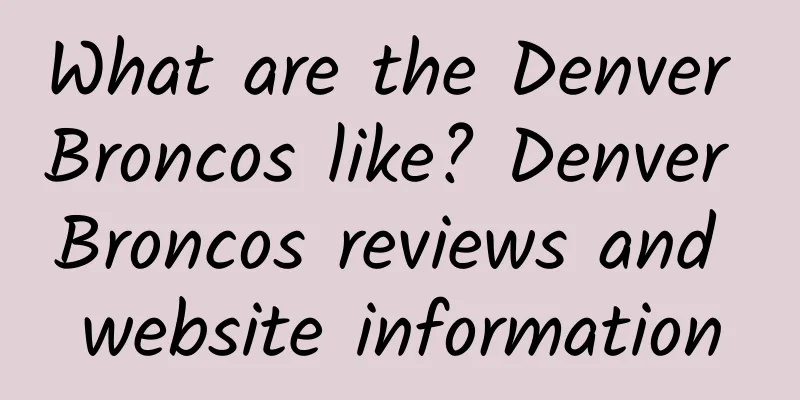 What are the Denver Broncos like? Denver Broncos reviews and website information