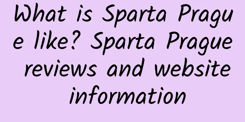 What is Sparta Prague like? Sparta Prague reviews and website information