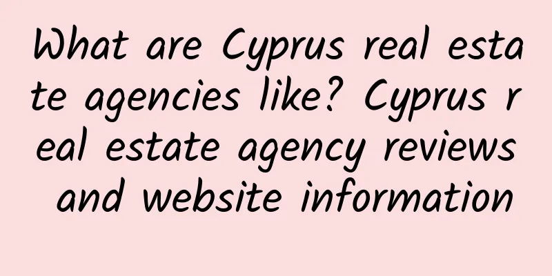 What are Cyprus real estate agencies like? Cyprus real estate agency reviews and website information