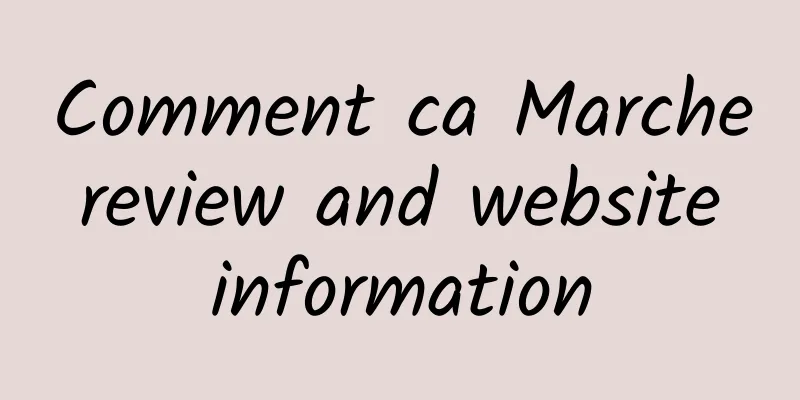 Comment ca Marche review and website information
