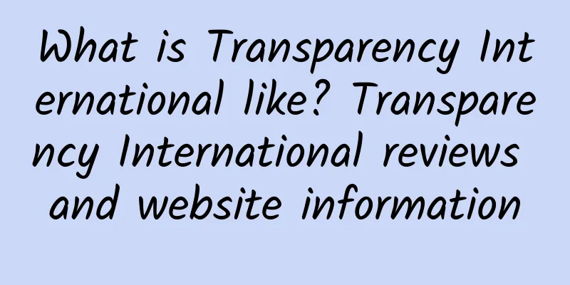 What is Transparency International like? Transparency International reviews and website information