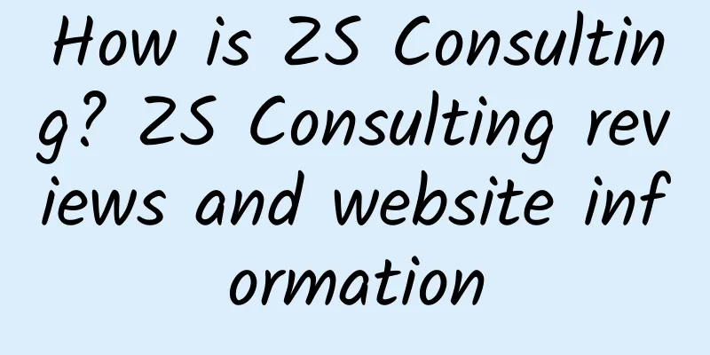How is ZS Consulting? ZS Consulting reviews and website information